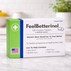 Get Well Soon Gift, Funny Surgery Recovery Present, 120 Sugar free mints Made in